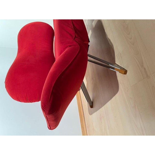 Red Convertible Sofa attributed to Bonaldo, 1980s For Sale - Image 13 of 18