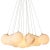 Contemporary Alabaster Sphinx Chandelier For Sale - Image 3 of 3