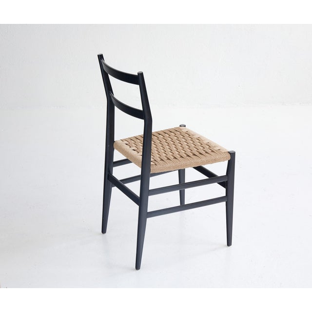 1950s First Edition Leggera Chairs by Gio Ponti for Figli di Amedeo Cassina, 1951, Set of 4 For Sale - Image 5 of 11