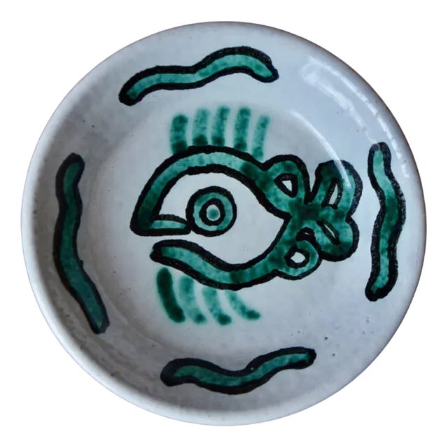Ceramic Bowl with Fish by Taizé / Daniel De Montmollin For Sale