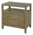 Nora 28 in. W Rectangular 2 Drawer Wide Nightstand with Open Shelf, Light Oak For Sale