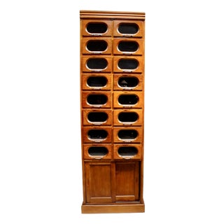 Vintage Haberdashery Shop Display Cabinet from Dudley & Co, 1940 For Sale