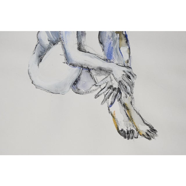 2000 - 2009 Richild Holt, Seated Female Nude, 2003, Mixed Media For Sale - Image 5 of 8