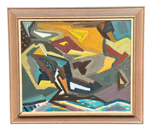 Rune Pettersson, Komposition, 1960s, Oil on Panel