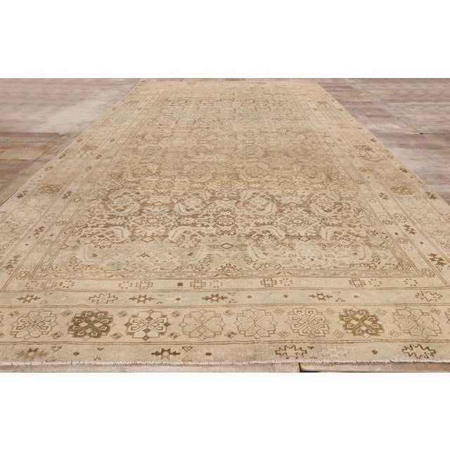 Late 19th Century Persian Mahal Rug, 07'00 X 16'01 For Sale - Image 9 of 10