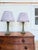 Vintage Tole Verdigris Lamps, Set of 2 For Sale - Image 4 of 4
