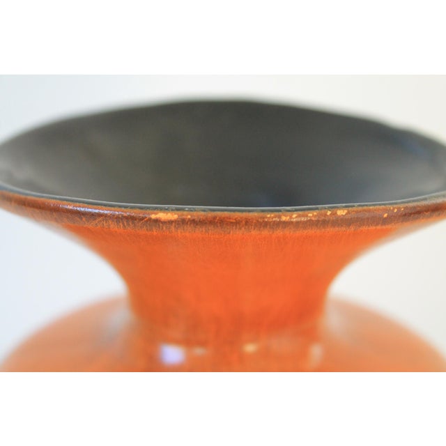 Mid 20th Century Vintage Haeger Pottery Geometric Vase For Sale - Image 5 of 11