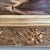 19th Century Scenic Oil on Canvas in Ornate Distressed Gold Gilt Frame - Signed For Sale - Image 10 of 12