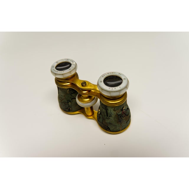 Art Deco Antique Colmont Paris Opera Glasses With Matching Case For Sale - Image 3 of 9