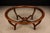 Circular Coffee Table in Caviúna Wood & Glass by Giuseppe Scapinelli, Brazil, 1950s For Sale - Image 12 of 18