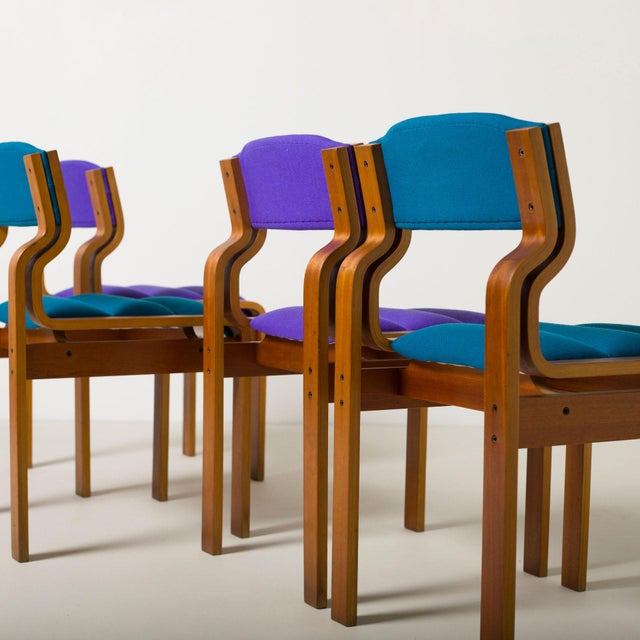 Dining Chairs by Jan Bocan for Holesov, Czechoslovakia, 1970, Set of 4 For Sale - Image 9 of 15