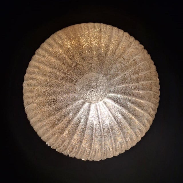 Gold 1960s Graniglia Flush Mount For Sale - Image 8 of 8