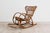 1960s Vintage Rocking Chair in Bamboo and Woven Wicker, 1960s For Sale - Image 5 of 10