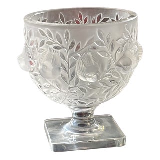 Crystal Elisabeth Centerpiece Bowl from Lalique, 1960s For Sale
