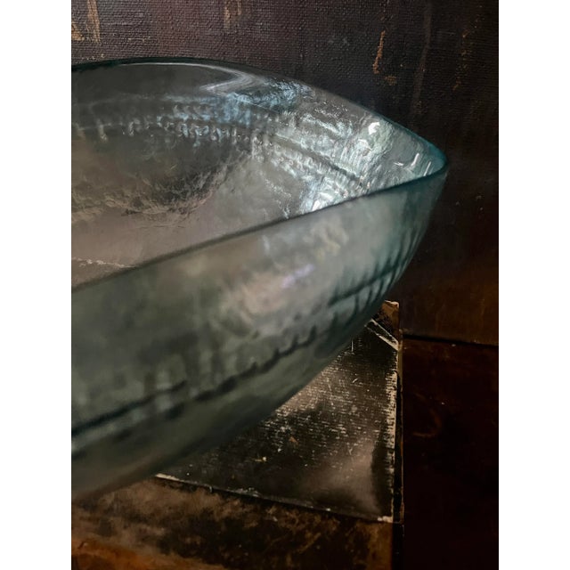 Vintage Murano Yalos Casa Blue Bowl For Sale In Chicago - Image 6 of 11