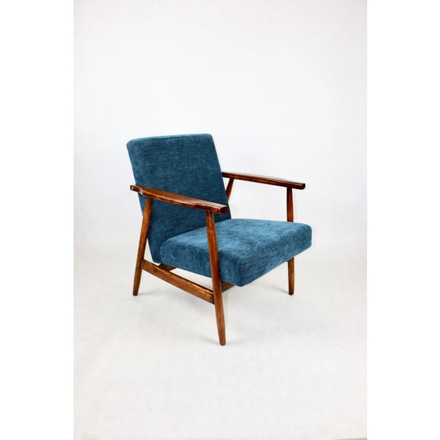 Vintage Blue Armchair, 1970s For Sale - Image 9 of 13