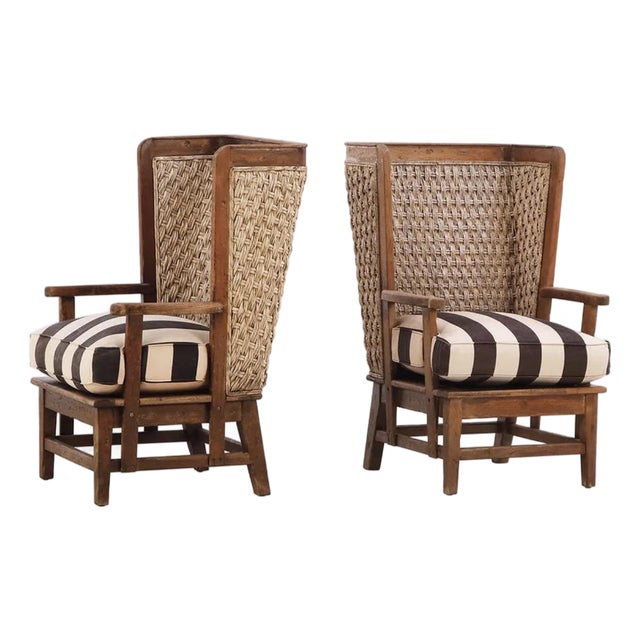 Pair of Rustic “Orkney" Chairs by Ralph Lauren For Sale