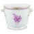 Apponyi Flowerpot with Purple Floral Motifs from Herend, Hungary, 1970s For Sale - Image 6 of 6