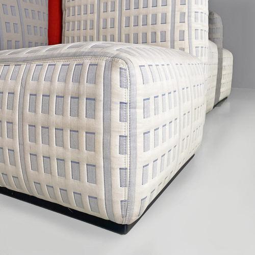 Italian Modern Sunset in New York Modular Sofa attributed to Gaetano Pesce for Cassina, 1984, Set of 8 For Sale - Image 11 of 18