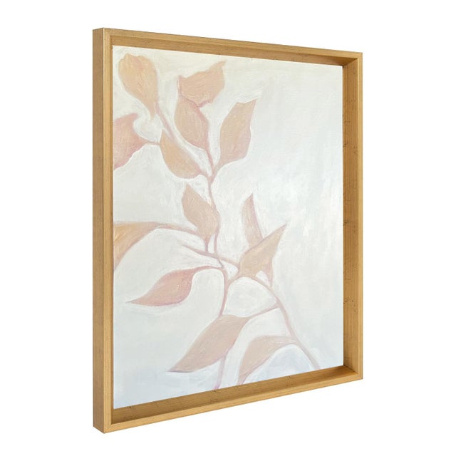 Artist: Tatiana Duperault Medium: Acrylic on canvas Framed Size: 17.5” W x 21.5” H Style: Botanical, minimalist, modern...