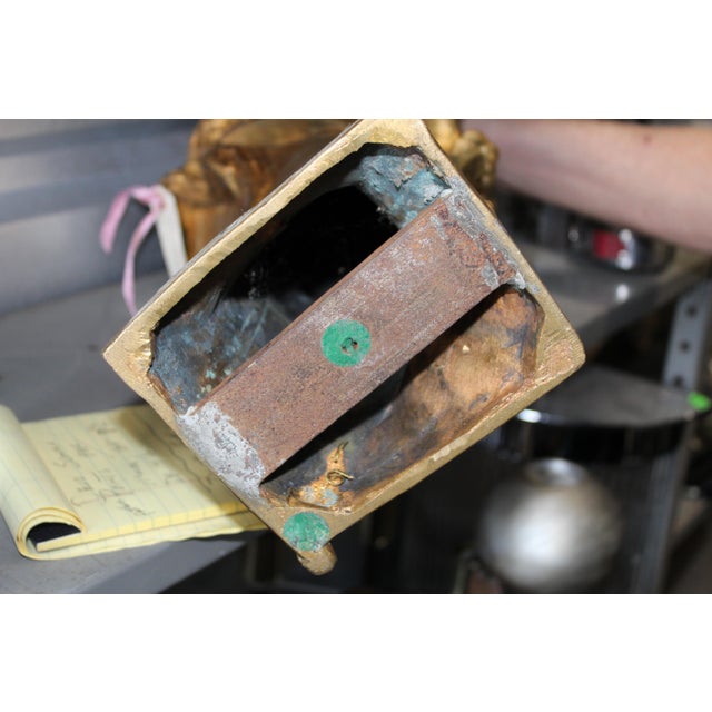 Art Nouveau Antique Bronze Dore' Finish Bust Chairish