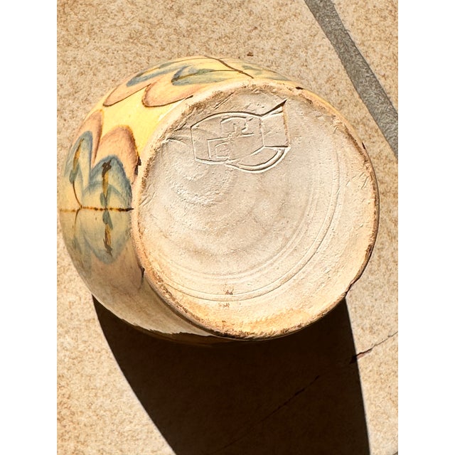 1920s Art Nouveau Vase with Stylized Floral Ornamentation, Germany, 1920s For Sale - Image 5 of 11