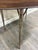 Vintage Mid Century Modern Folding Laminate Top Oval Dining Table For Sale - Image 9 of 12