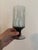 1960s Set of Five (5) Vintage Smoky Blue Gray Glass Goblets Attributed to Dartington For Sale - Image 5 of 10