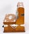 Metal Antique Blonde Oak Tantalus Dry Bar, 1800s, Set of 8 For Sale - Image 7 of 18
