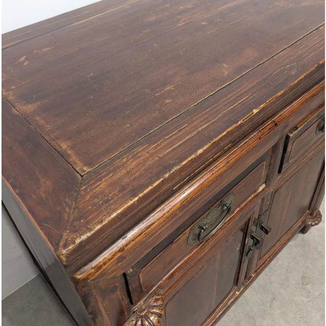 Vintage Chinese Sideboard, 1980s For Sale - Image 4 of 10