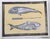 Contemporary Whales Americana Folk Art Minimalism Pale Yellow Gray Set/2 Original Painting by Cleo Plowden For Sale - Image 3 of 4