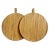 Contemporary Large Round Elm Charcuterie Board For Sale - Image 3 of 4