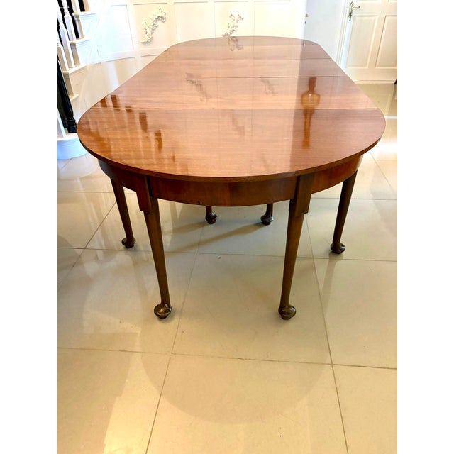 Antique Georgian Figured Mahogany Metamorphic Dining Table, 1780s For Sale - Image 12 of 18