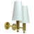 Mid-Century Brass V18 Wall Lights attributed to Eje Ahlgren for Bergboms, Sweden, 1960s, Set of 2 For Sale - Image 18 of 18