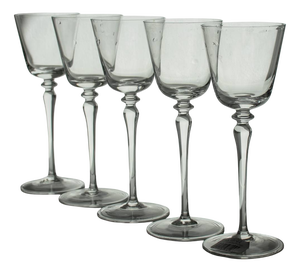 Murano Crystal Glasses by Carlo Moretti, Set of 4