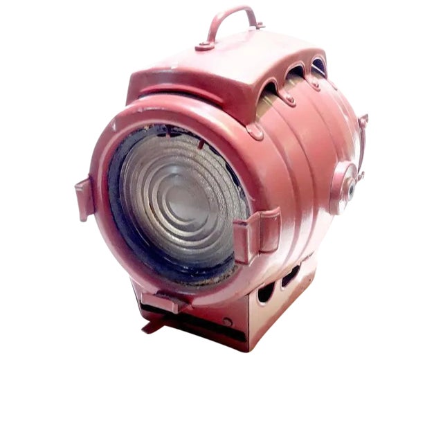 Hollywood Cinema Movie Studio "Baby" Light Fixture, Circa 1950's. As Shown. We Can Install an Internal Household Lamp as a $150.00 Option. For Sale