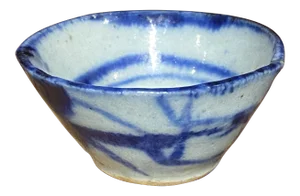 Small 19th Century Chinese Porcelain Blue & White Wine Cup