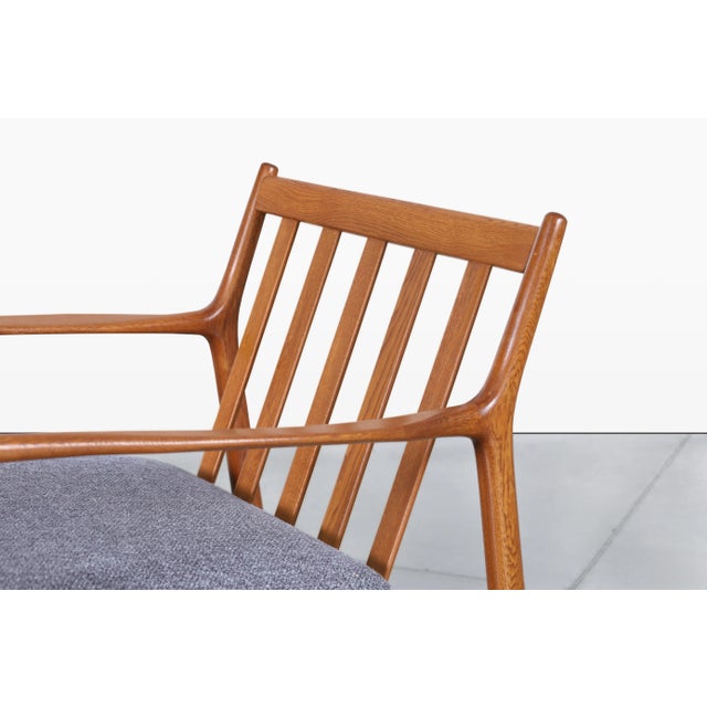 DUX Mid-Century Modern Usa-143 Walnut Lounge Chair by Folke Ohlsson for Dux, 1950s For Sale - Image 4 of 13