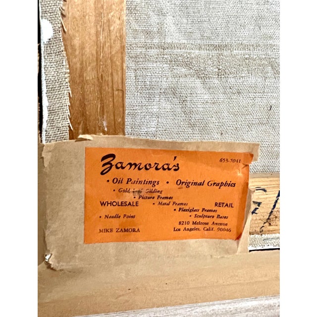 Eliezer Weishoff, Jerusalem Samovar Israeli Judaica Eliezer Weishoff Oil Painting Bezalel Artist, 1973 For Sale - Image 12 of 12