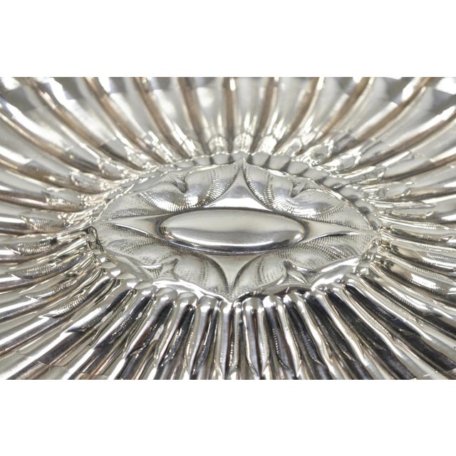 Silver Antique Rogers & Bro Silver Plated Wedding Brides Basket W Reticulated Handle For Sale - Image 8 of 17