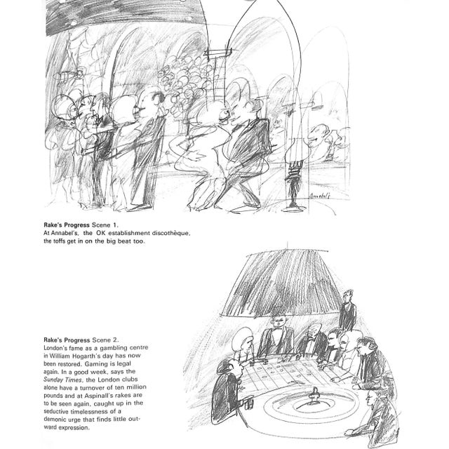 White "London a La Mode" 1966 Hogarth, Paul and Muggeridge, Malcolm For Sale - Image 8 of 10