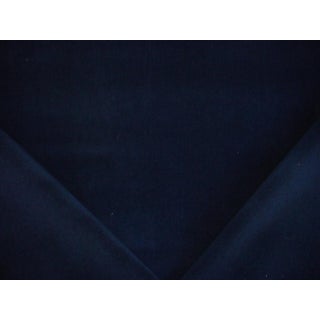Pindler Atlas Collection Velvet in Lake - Sapphire Blue Wool Velvet Upholstery Drapery Fabric - 2-3/8 Yards For Sale