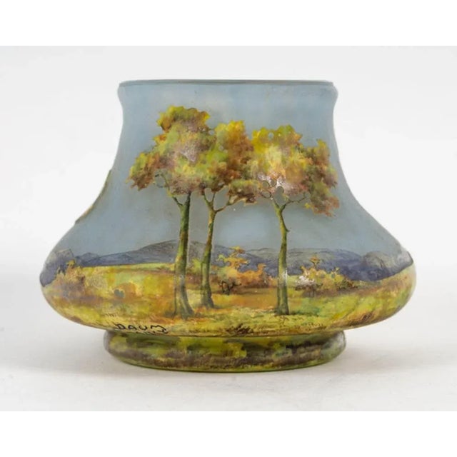 Landscape Vase by Daum Nancy, 1920s For Sale - Image 4 of 7