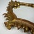 1950s Vintage Rococo Style Gilded Wood Wall Mirror with Lamp, Italy, 1950s For Sale - Image 5 of 7