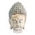 Antique Wood Carved Buddha Head For Sale