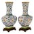 Antique Pair Monumental Chinese Qing Qianlong Period Cloissoné Enamel Vases 1795 For Sale In Portland, OR - Image 6 of 16