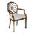 Hepplewhite Arm Chair, Bordeaux Finish For Sale