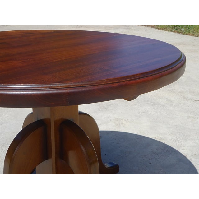 Purple Coffee Table with Central 4-Legged Base, 1970s For Sale - Image 8 of 18