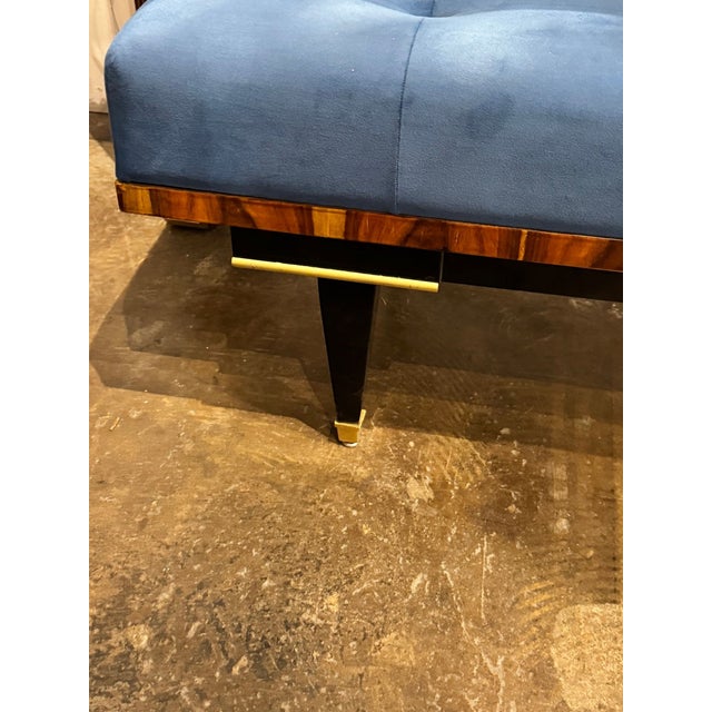 Italian MCM Art Deco Design Bench For Sale - Image 4 of 7