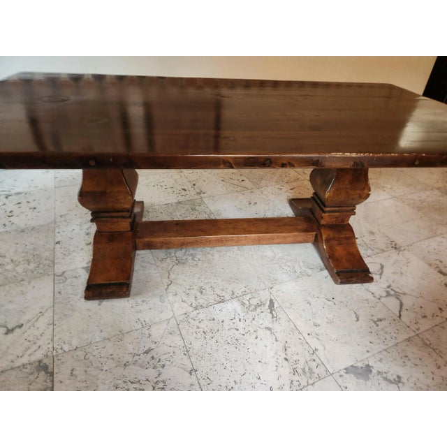 Wood 1990s Ralph Lauren Vintage Distressed Table For Sale - Image 7 of 16